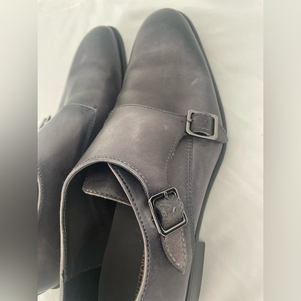 VITTORIO RUSSO MONK STRAP GRAY SIZE 9 - Picture 7 of 8
